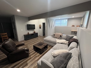 TV connectée, cheminée
