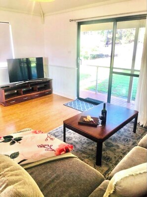 Älytelevisio, takka, DVD-soitin