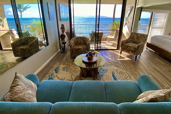 Panoramic Oceanfront Views from Living, Primary, Dining Rooms and Kitchen! LOVE