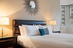 1 室のベッドルーム、アイロン / アイロン台、WiFi (無料)