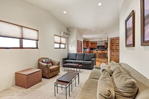 Smart TV, fireplace, printers