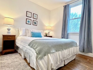 Double Bedroom - Escape to Deer Lake Lodge, a restored rustic hunting lodge blending historic charm & modern comfort (South River)