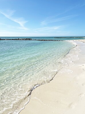 Beach nearby, beach towels