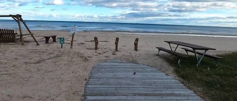 Aan het strand