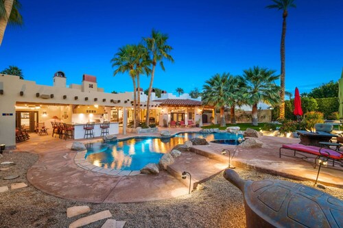 Gorgeous Spanish Style Home in Rancho Mirage | Private Pool & Spa with Mountain Views