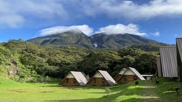 Tenda Standar, Beberapa Tempat Tidur, pemandangan gunung, tepi gunung | Pemandangan gunung