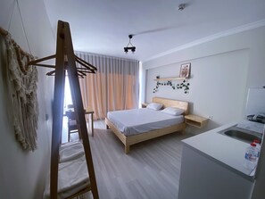 Estudi en suite | 1 dormitori, minibar, wifi gratuïta i roba de llit 