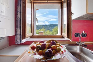 Refrigerador, horno, parrilla de estufa y utensilios de cocina 