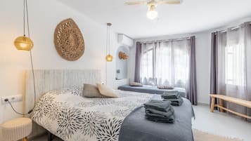 6 slaapkamers, een strijkplank/strijkijzer, gratis wifi, beddengoed