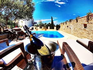 A heated pool - Villa on Murter with Pool and Sea View (Murter)
