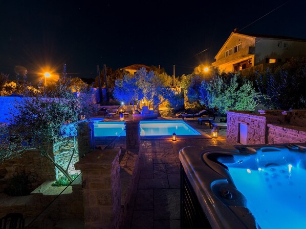 Una piscina climatizada