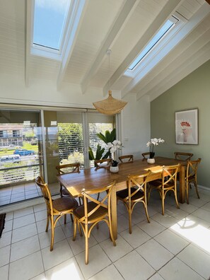 Dining - Absolute beachfront holiday home with private heated pool (Diamond Beach)
