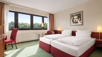 Comfort Room | Individually decorated, individually furnished, desk, laptop workspace