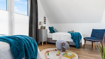 2 soveværelser, strygejern/strygebræt, weekendseng, gratis Wi-Fi