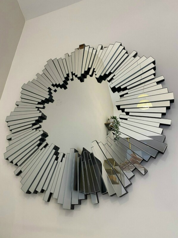 Champagne Room | Desk, laptop workspace, blackout curtains, iron/ironing board