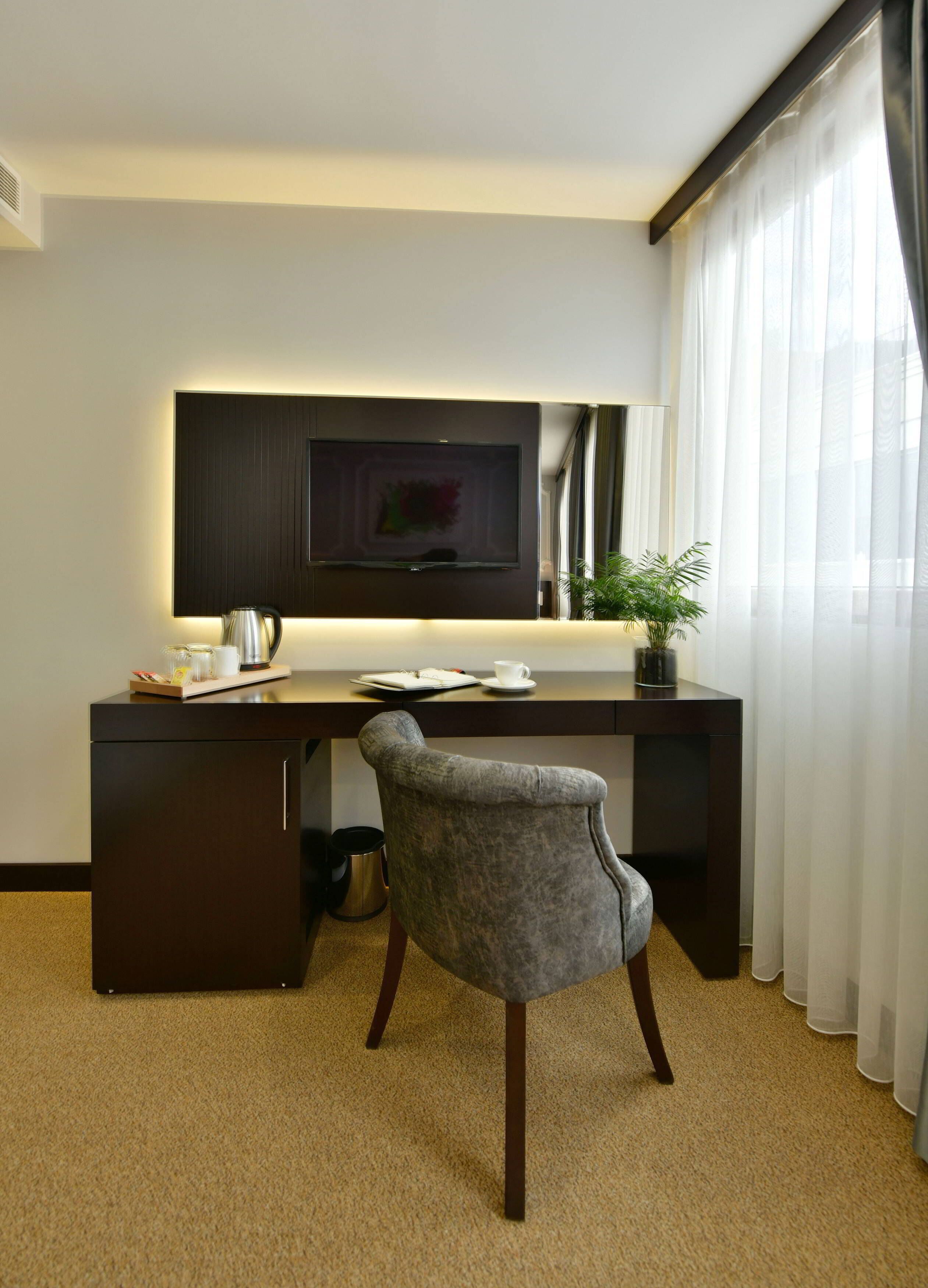 superior double room | living area | 32-inch lcd tv with satellite channels, tv