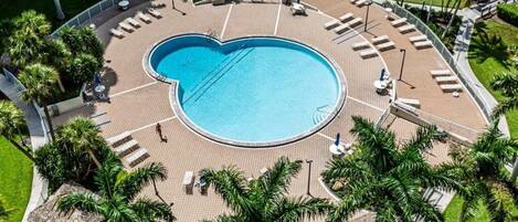 Una piscina riscaldata