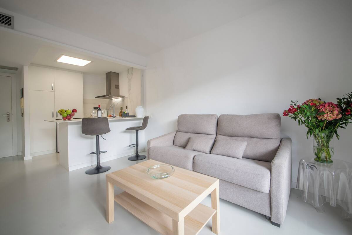 Deluxe Apartment | Living area | Flat-screen TV, printers