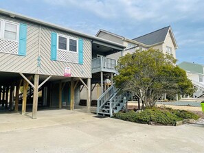 Exterior - Stay at Plan Beach, a cozy 2-bedroom duplex in beautiful Holden Beach, NC. (Holden Beach)