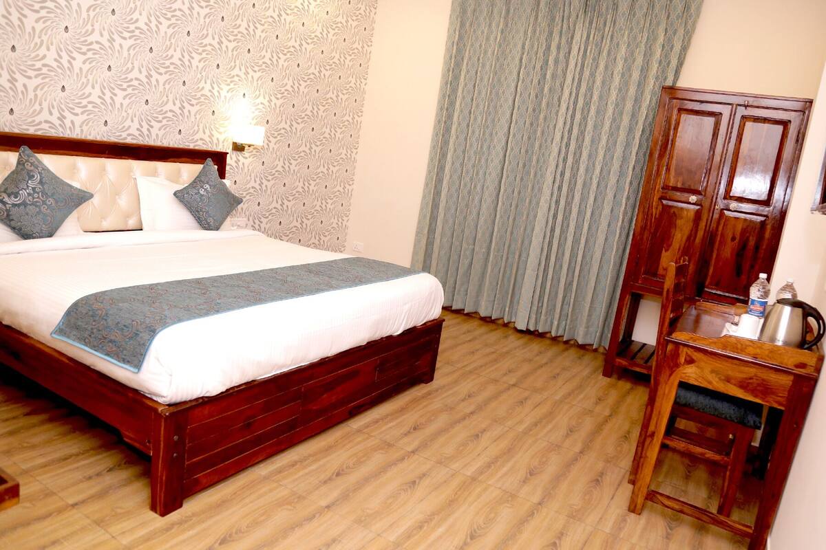 In-room safe, blackout drapes, iron/ironing board, bed sheets