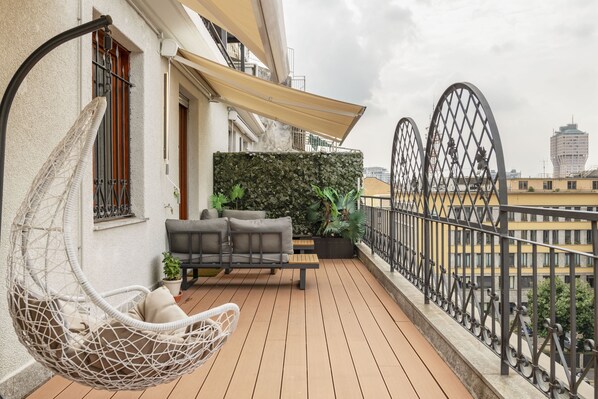 Premium Apartment, 2 Bedrooms | Terrace/patio - Heart Milan Apartments Duomo Sforza (Milan)