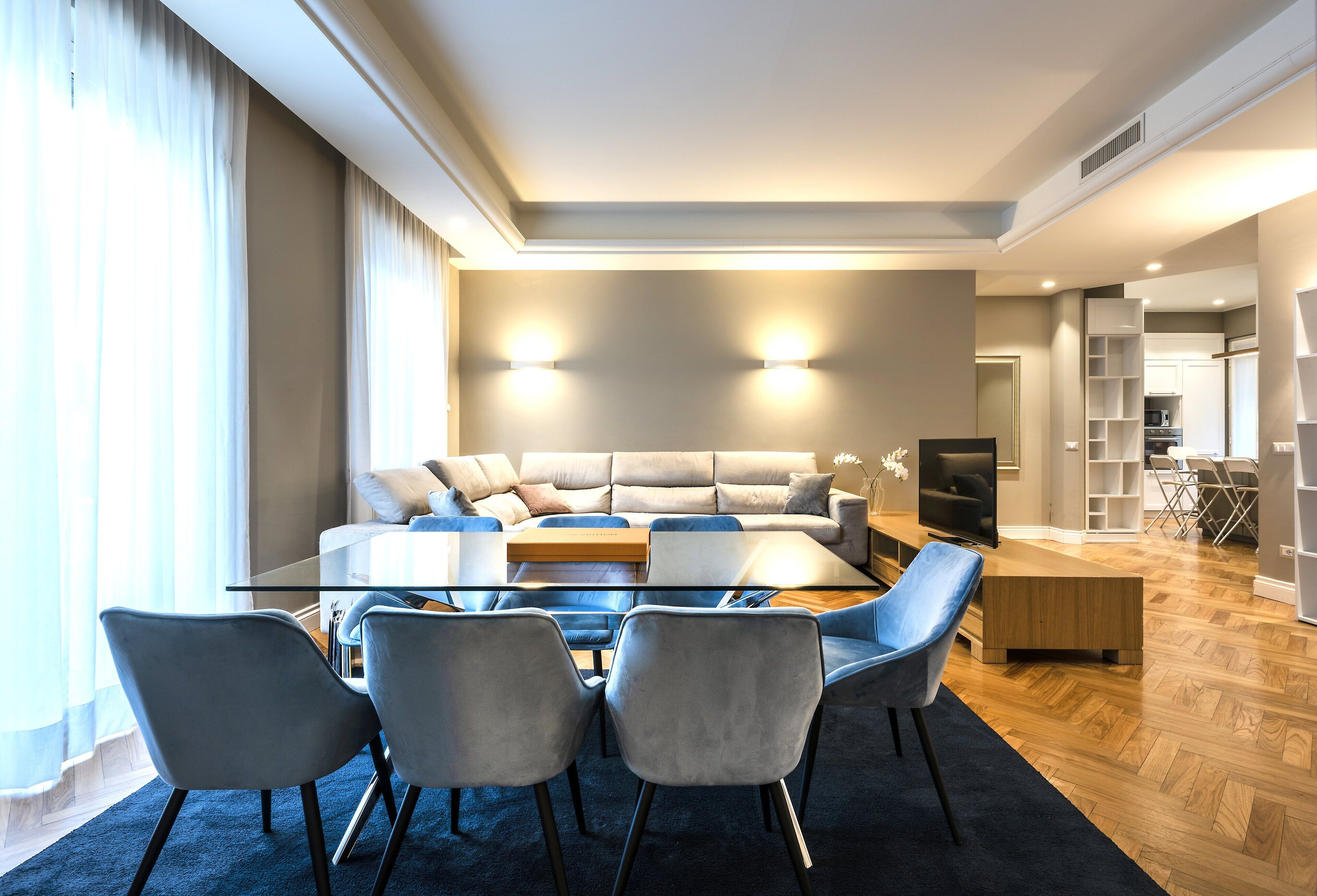 Luxury-Apartment, 3 Schlafzimmer | Wohnbereich