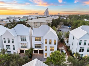 Exterior - Holiday Availability! Private Pool! Gulf Views! 4 Bikes! Short Walk to Beach! (Santa Rosa Beach)