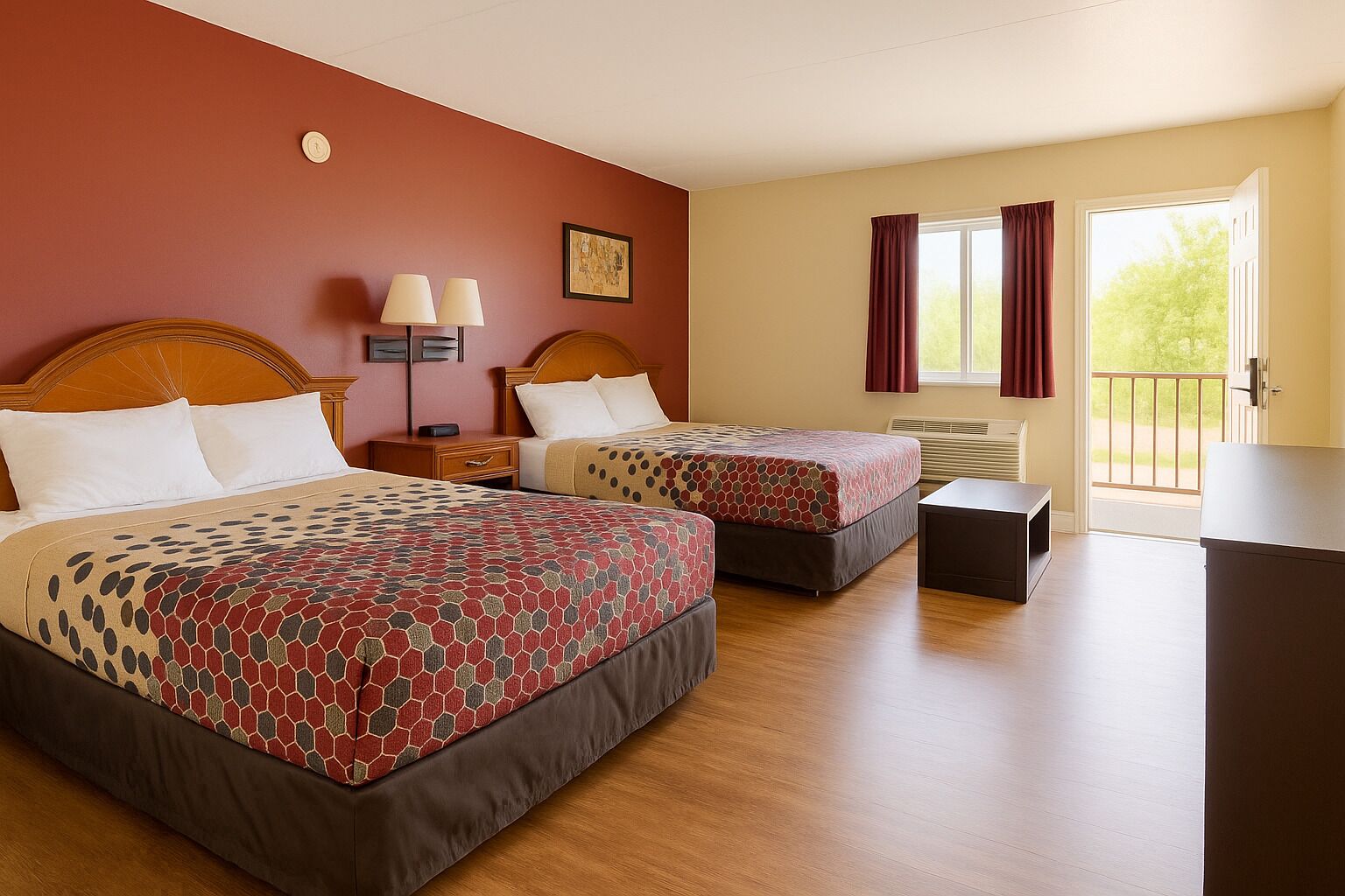 Cortinas opacas, tabla de planchar con plancha, wifi gratis