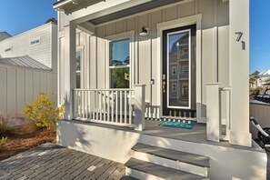 Exterior detail - 30a Dune Allen Beach House w/ 2 Low Speed Vehicles! Patio, Near Beach + Pool. (Santa Rosa Beach)