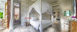 Cots/infant beds, rollaway beds, free WiFi, bed sheets - Pure Villa Bali by Nagisa Bali (Canggu)