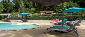 La Grange du Héron - Quiet 70m² house with heated swimming pool