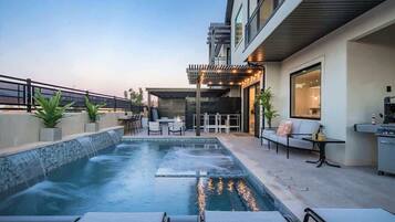 Una piscina climatizada