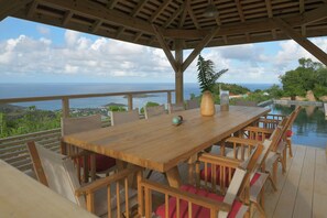 Outdoor dining - Villa Nature (3 bedrooms) (Saint Barthélemy)