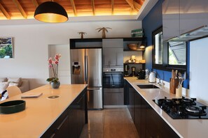 Fridge, microwave, oven, dishwasher - Villa Luffy (1 bedroom) (San Bartolomé)