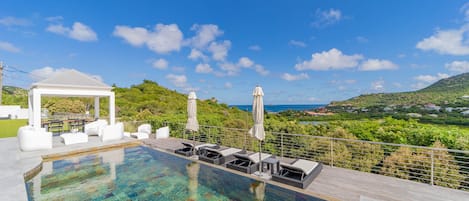 Una piscina riscaldata