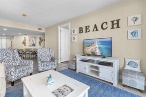 TV, DVD player - Island Tower 1502 by Liquid Life (Gulf Shores)