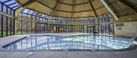 Piscine couverte, piscine chauffée