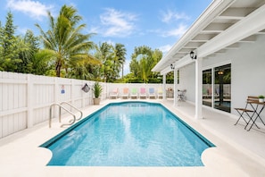 Beheizter Pool