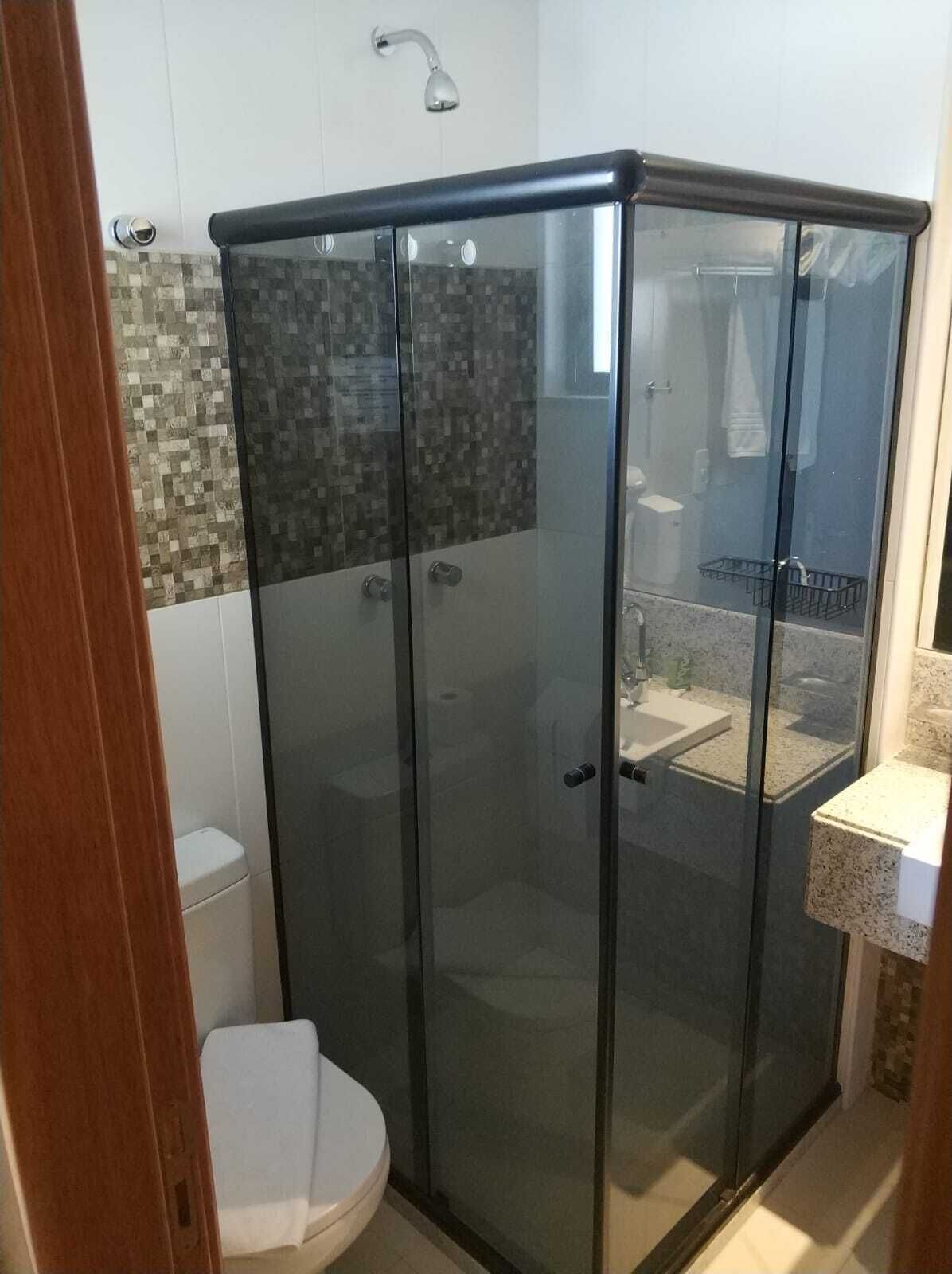 executive triple room | bathroom | hair dryer, towels, soap, shampoo