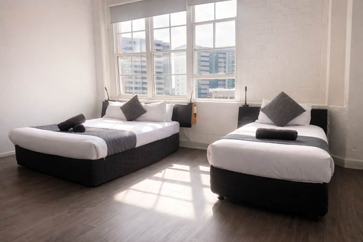 Classic Double or Twin Room, Multiple Beds, Non Smoking | Desk, soundproofing, free WiFi, bed sheets