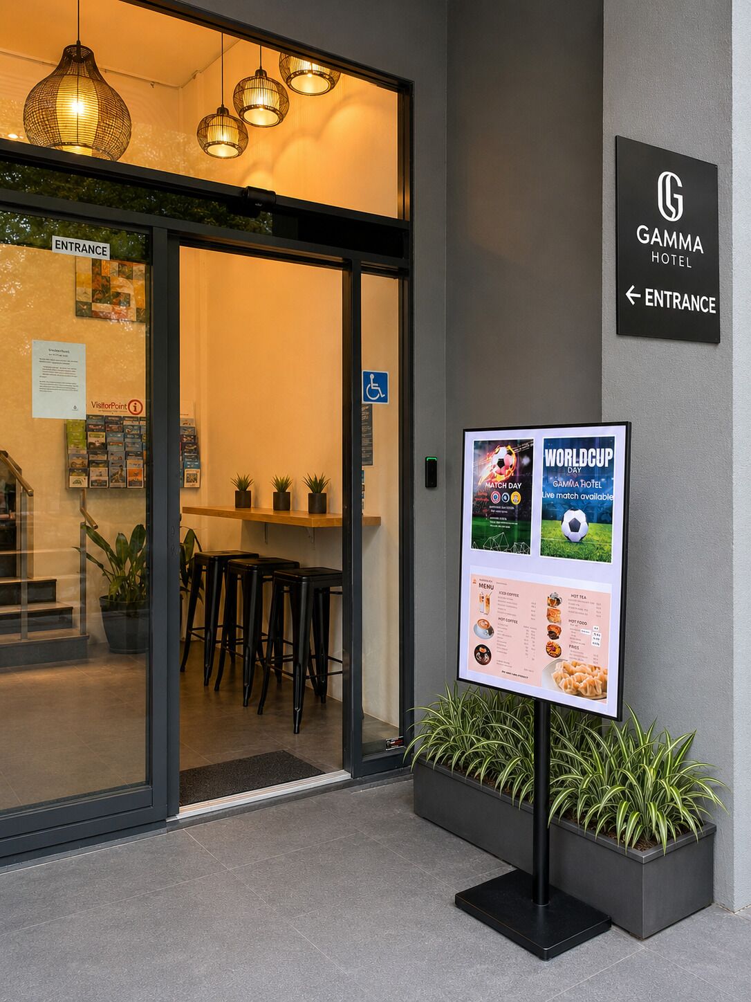 Fachada del alojamiento