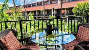 Outdoor dining - Luana Kai C311 Three bedroom Partial Ocean view (Kihei)
