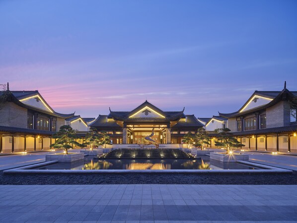 Fachada de la propiedad