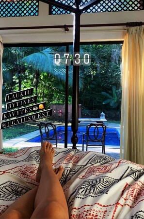 Alberca al aire libre 