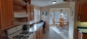 Fridge, microwave, oven, stovetop - Forest cabin on 4 acres,  Newly renovated, Quiet and secluded. (Florissant)