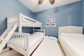 2 bedrooms, iron/ironing board, WiFi, bed sheets - Family-Friendly Condo with Shared Pool, Patio, Central A/C, & Free WiFi (South Padre Island)