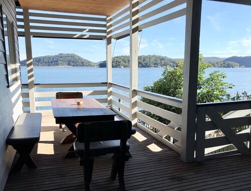 "SUNDECK LODGE"  Waterfront.  Sleeps 11.   Awesome. HAWKESBURY/COWAN/PITTWATER 