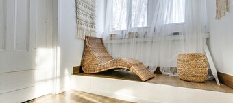 Maison Jean: at the beach on the St. Lawrence River