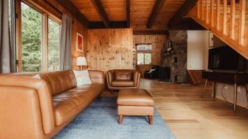 Smart TV, chimenea, videojuegos y Netflix