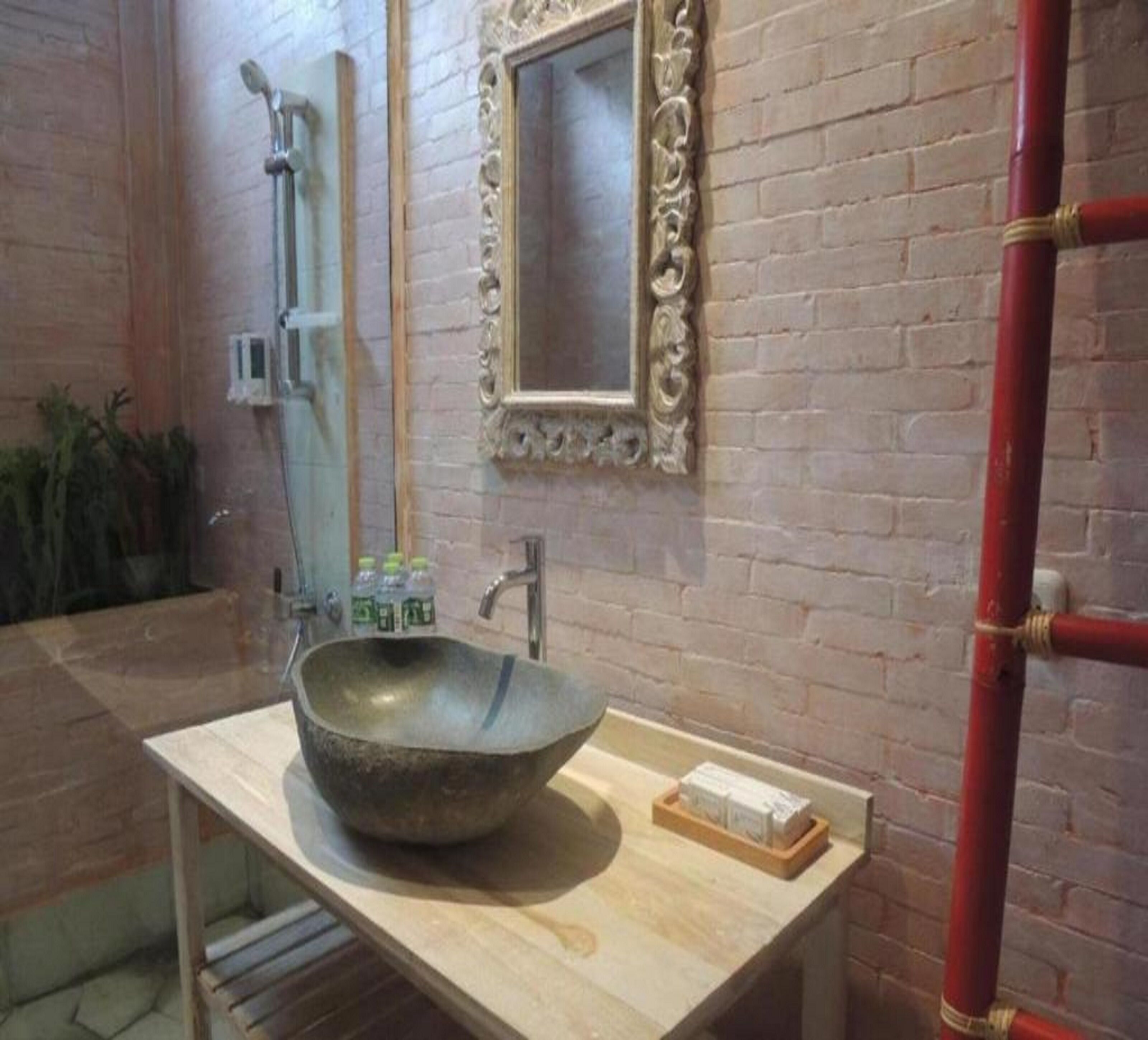 Deluxe Room, Multiple Beds, Private Pool | Bathroom | Shower, rainfall showerhead, free toiletries, bidet